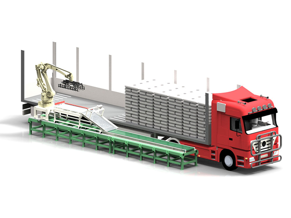 袋装物料机器人装车机